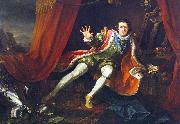 unknow artist David Garrick as Richard III in Colley Cibber's adaptation of the William Shakespeare play oil painting on canvas